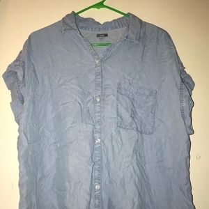 Aerie denim top